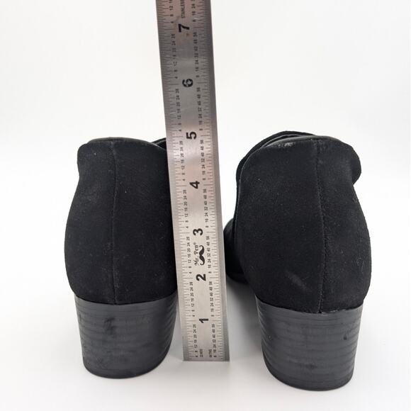 Kenneth Cole Reaction Side EZ On Block Heel Booties Black Women's Size US6.5M - Picture 4 of 11